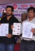 Actor Karthi @ Southern Railways Chennai Division Rail Awareness Campaign