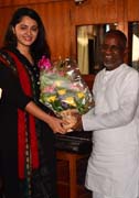 Anushka Meet  Ilayaraja