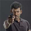 Actor Vishal caught a shop selling pirated DVD of Poojai and Kaththi Movie.